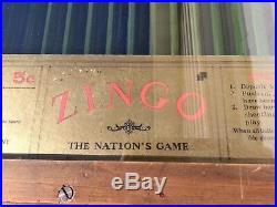 National Specialty Co, ZINGO, Antique Collector Arcade Pinball Machine with Stand