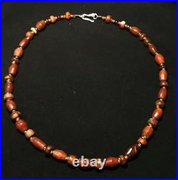 OLD BEADS Collection Antique African Himalayan Carnelian JASPER Agate STONE