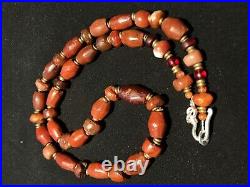 OLD BEADS Collection Antique African Himalayan Carnelian JASPER Agate STONE