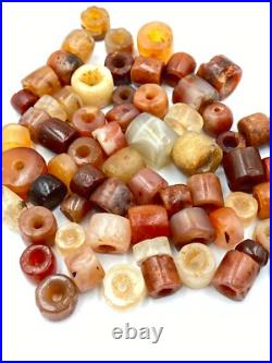 Old Antique Carnelian Jewelry Beads Bronze Age Ancient Chines Shang Dynasty