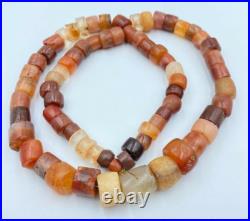 Old Antique Carnelian Jewelry Beads Bronze Age Ancient Chines Shang Dynasty