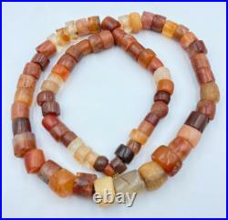 Old Antique Carnelian Jewelry Beads Bronze Age Ancient Chines Shang Dynasty