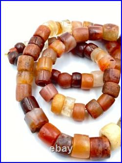 Old Antique Carnelian Jewelry Beads Bronze Age Ancient Chines Shang Dynasty
