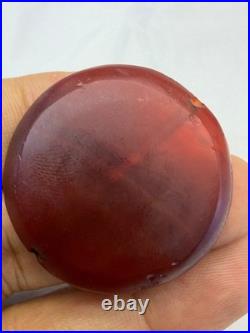 Old Carnelian Intaglio Pendant Moonlight Romance Erotic Scene Greek Roman