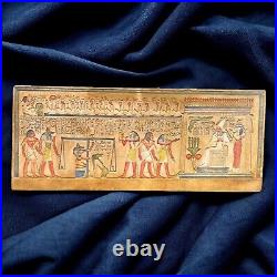 Old Egyptian Judgment Court of God Osiris Ancient Egyptian Deity Antiquities BC