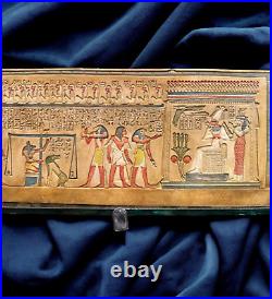 Old Egyptian Judgment Court of God Osiris Ancient Egyptian Deity Antiquities BC