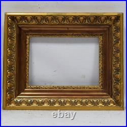 Old wooden decorative frame glided fold dimensions 11.8 x 8.3 in
