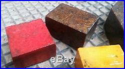 Orig. German Antique Old amber Bakelite / Catalin Block Sample pack 1000 Gramm
