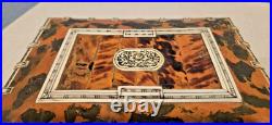 Original Antique 19 Century Anglo Indian Tortoise Shell Jewelry Box