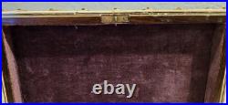 Original Antique 19 Century Anglo Indian Tortoise Shell Jewelry Box