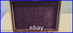 Original Antique 19 Century Anglo Indian Tortoise Shell Jewelry Box
