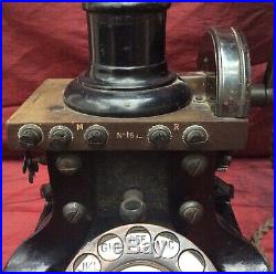 Original Antique Ericsson Type 16 Skeleton Telephone Circa 1890