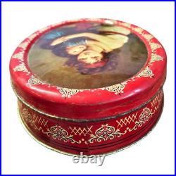 Original Vintage Old Antique Rare Morton Adv. Litho. Print Tin Box, Collectible