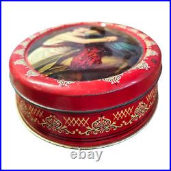 Original Vintage Old Antique Rare Morton Adv. Litho. Print Tin Box, Collectible