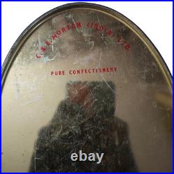 Original Vintage Old Antique Rare Morton Adv. Litho. Print Tin Box, Collectible