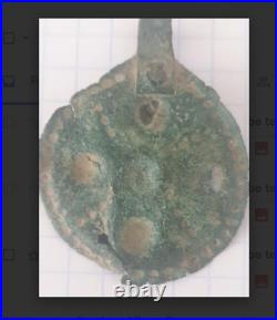 Original ancient viking bronze pendant