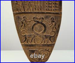 PHARAONIC RARE EGYPTIAN ANTIQUITIES Stone Palette for King Narmer Double Face BC