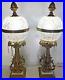 Pair-Tall-Cut-Crystal-Ball-Cast-Bronze-French-Table-Lamp-Baccarat-Style-MCM-01-ujmj