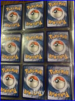 Pokemon PokeBall Binder Collection 10 VINTAGE WOTC HOLOs + More. 90 Cards total