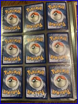 Pokemon PokeBall Binder Collection 11 VINTAGE WOTC HOLOs + More. 90 Cards total