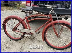Prewar 1936 Colson Flyer Bicycle Schwinn Antique