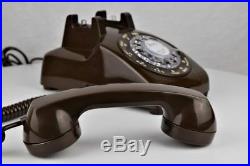 Professionally Restored & Working Vintage Antique Telephone Brown 500