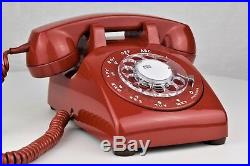Professionally Restored & Working Vintage Antique Telephone Cherry Red 500