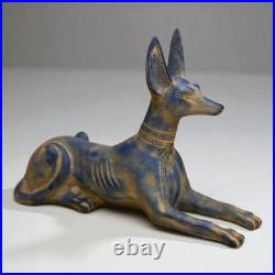 RARE ANCIENT ANTIQUE Egyptian Anubis Statue God Jackal Dog Pharaonic Egyptian BC