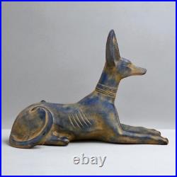 RARE ANCIENT ANTIQUE Egyptian Anubis Statue God Jackal Dog Pharaonic Egyptian BC