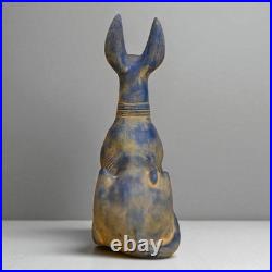 RARE ANCIENT ANTIQUE Egyptian Anubis Statue God Jackal Dog Pharaonic Egyptian BC
