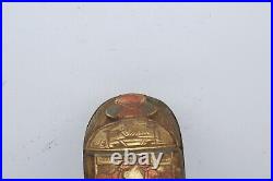 RARE ANCIENT EGYPTIAN ANTIQUE ANUBIS Scarab Old Pharaoh Protection Egypt History