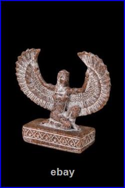 RARE ANCIENT EGYPTIAN ANTIQUE Granite Statue Of Goddess ISIS Winged Egyptian BC