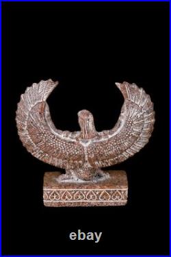 RARE ANCIENT EGYPTIAN ANTIQUE Granite Statue Of Goddess ISIS Winged Egyptian BC