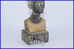 RARE ANCIENT EGYPTIAN ANTIQUE Queen Nefertiti Head Statue Stone -Egypt History