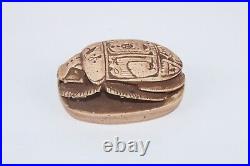 RARE ANCIENT EGYPTIAN ANTIQUE Scarab With Protection Hieroglyphic Symbols EGYHIS