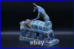 RARE ANCIENT EGYPTIAN ANTIQUE Statue God Anubis Lord Of Mummification Egypt BC