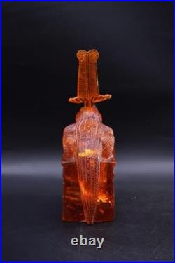 RARE ANCIENT EGYPTIAN ANTIQUE Statue God Sobek Crocodile for Amber Stone Egypt