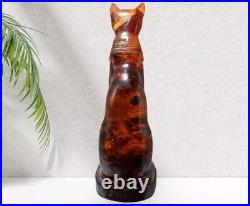 RARE ANCIENT EGYPTIAN ANTIQUE Statue Goddess Bastet Cat for Amber Stone Egypt BC