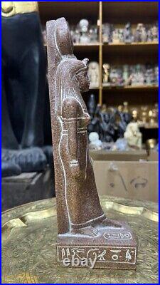 RARE ANCIENT EGYPTIAN ANTIQUES Statue Large Of Goddess Isis Egypt Pharaonic BC