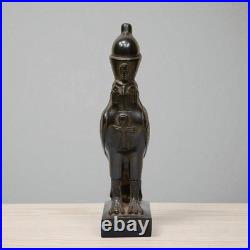 RARE ANCIENT EGYPTIAN ANTIQUITIES Black Statue God Horus As Falcon Bird Egypt BC