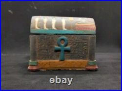 RARE ANCIENT EGYPTIAN ANTIQUITIES Box Jewelry With Engraves Pharaonic Egypt BC