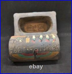 RARE ANCIENT EGYPTIAN ANTIQUITIES Box Jewelry With Engraves Pharaonic Egypt BC