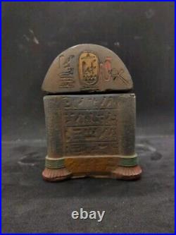 RARE ANCIENT EGYPTIAN ANTIQUITIES Box Jewelry With Engraves Pharaonic Egypt BC