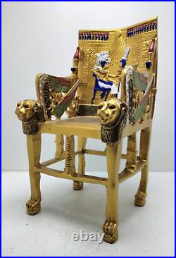 RARE ANCIENT EGYPTIAN ANTIQUITIES Chair Throne Of Pharaonic King Tutankhamun BC