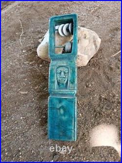 RARE ANCIENT EGYPTIAN ANTIQUITIES Goddess Hathor Sistrum (Musical Instrument) BC