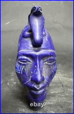 RARE ANCIENT EGYPTIAN ANTIQUITIES Mask Pharaonic for King Akhenaten Egyptian BC