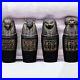 RARE-ANCIENT-EGYPTIAN-ANTIQUITIES-Set-4-Canopic-Jars-to-Sons-Horus-Handmade-BC-01-mxk