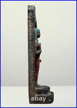 RARE ANCIENT EGYPTIAN ANTIQUITIES Statue Goddess Hathor With Symbols Pharaonic