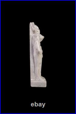 RARE ANCIENT EGYPTIAN ANTIQUITIES Statue Goddess Heqet Egyptian Pharaonic BC