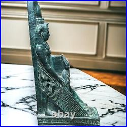 RARE ANCIENT EGYPTIAN ANTIQUITIES Statue Goddess Isis and God Osiris Egyptian BC